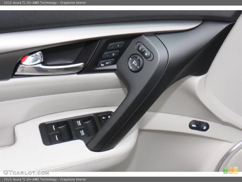 Graystone Interior Controls for the 2013 Acura TL SH-AWD Technology #77420271