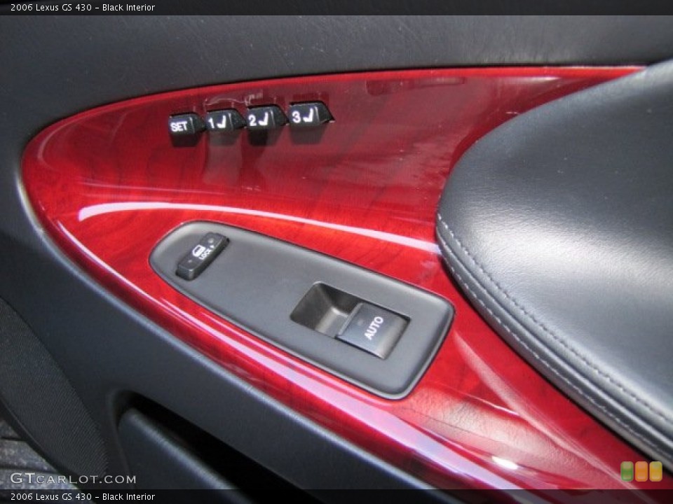 Black Interior Controls for the 2006 Lexus GS 430 #77420274