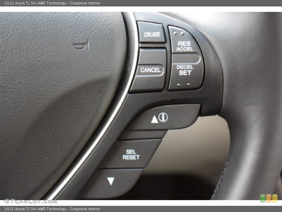 Graystone Interior Controls for the 2013 Acura TL SH-AWD Technology #77420409
