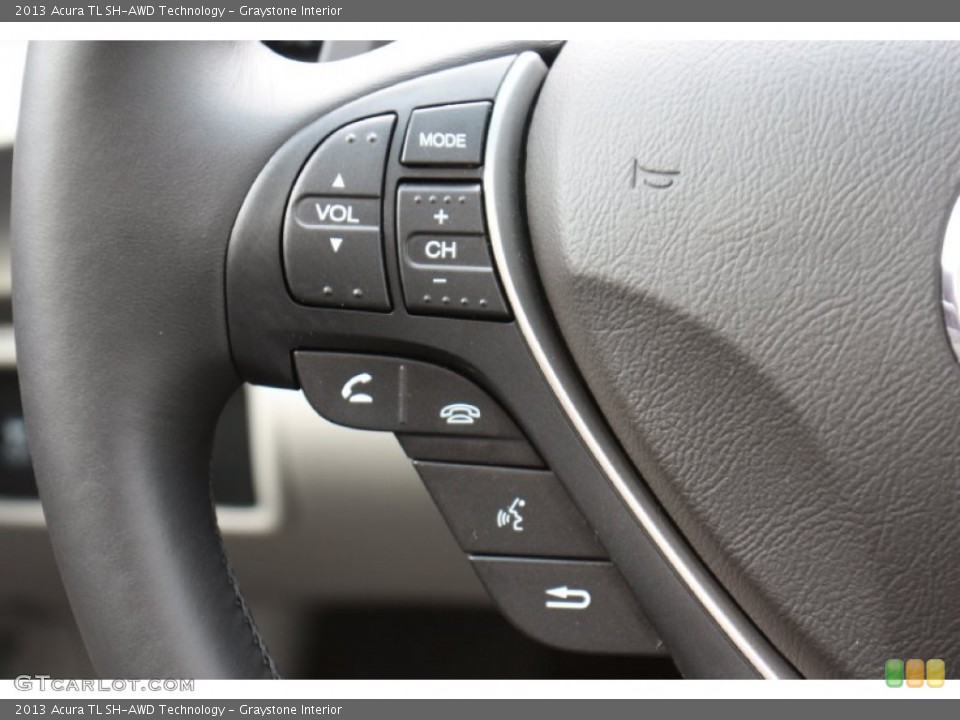 Graystone Interior Controls for the 2013 Acura TL SH-AWD Technology #77420427