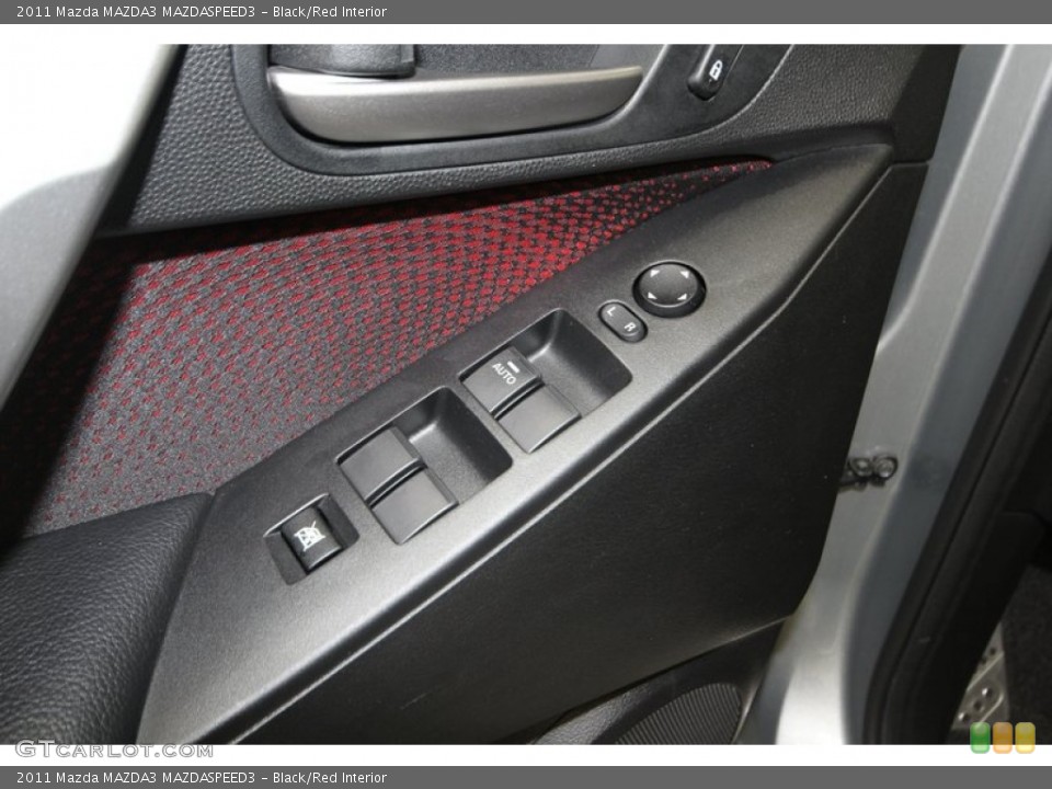 Black/Red Interior Controls for the 2011 Mazda MAZDA3 MAZDASPEED3 #77420475