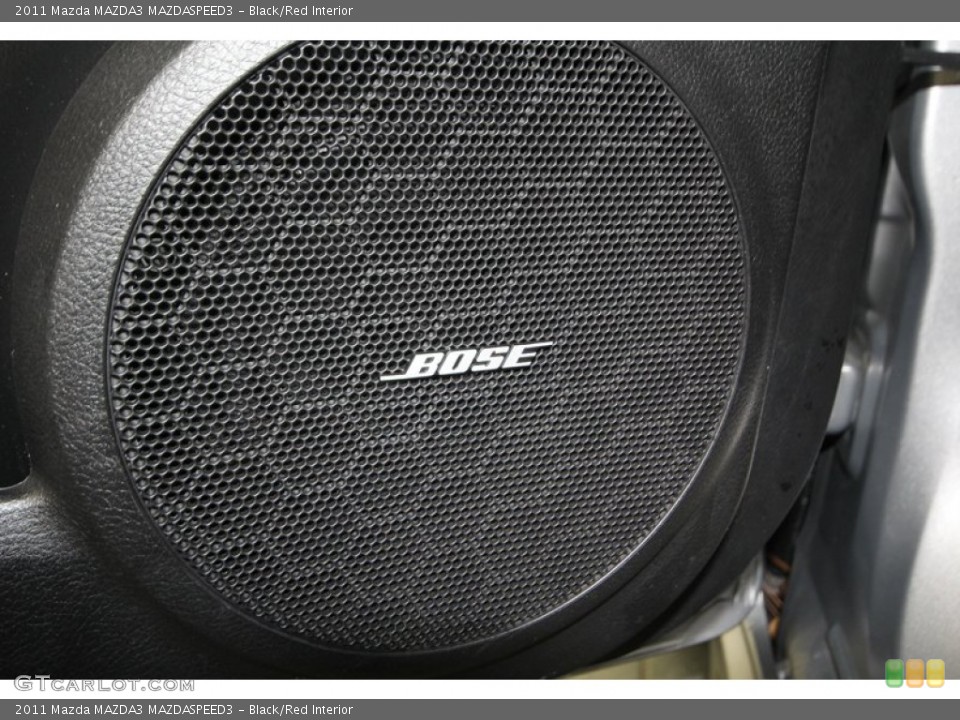 Black/Red Interior Audio System for the 2011 Mazda MAZDA3 MAZDASPEED3 #77420505