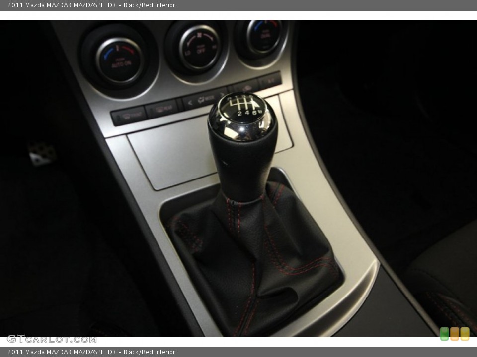 Black/Red Interior Transmission for the 2011 Mazda MAZDA3 MAZDASPEED3 #77420571