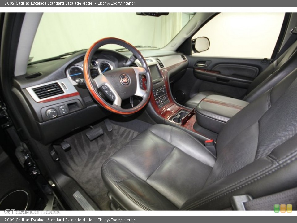 Ebony/Ebony Interior Prime Interior for the 2009 Cadillac Escalade  #77421717
