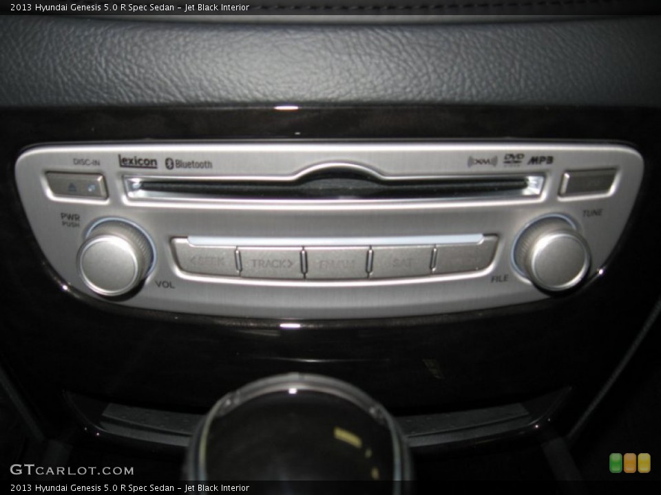Jet Black Interior Audio System for the 2013 Hyundai Genesis 5.0 R Spec Sedan #77421973