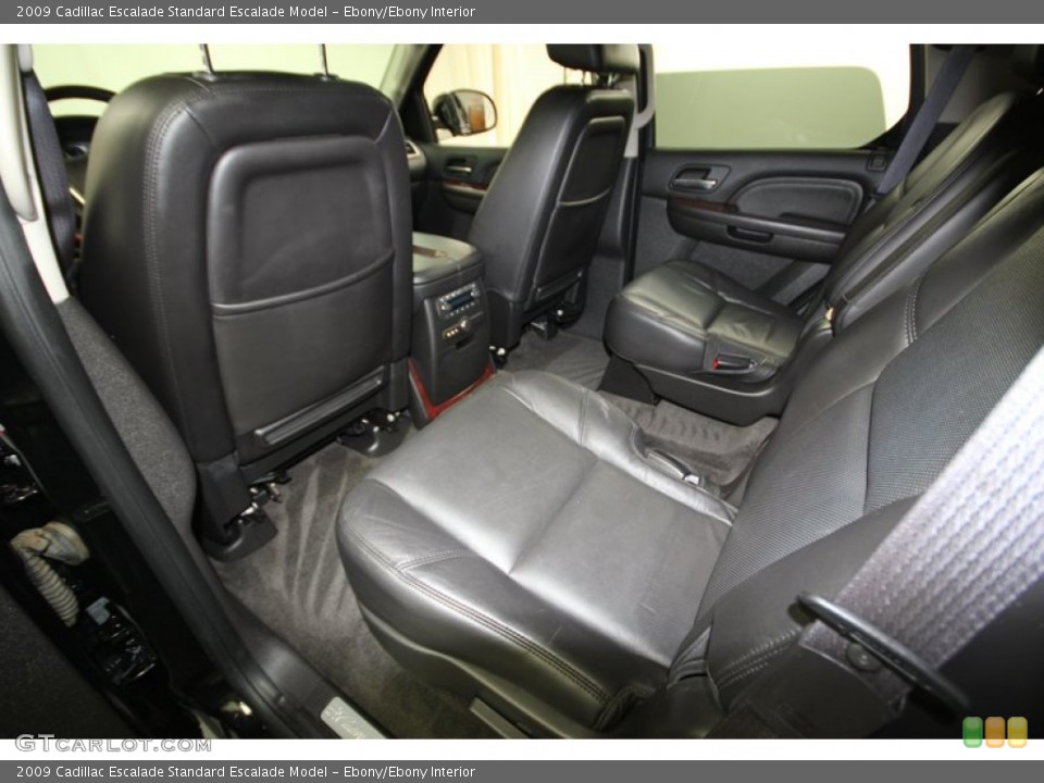 Ebony/Ebony Interior Rear Seat for the 2009 Cadillac Escalade  #77421995