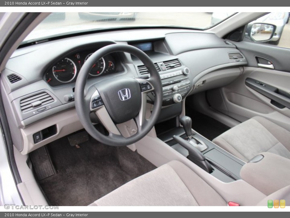 Gray Interior Prime Interior for the 2010 Honda Accord LX-P Sedan #77422245