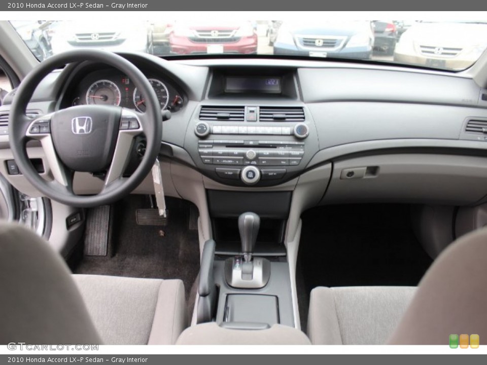 Gray Interior Dashboard for the 2010 Honda Accord LX-P Sedan #77422278
