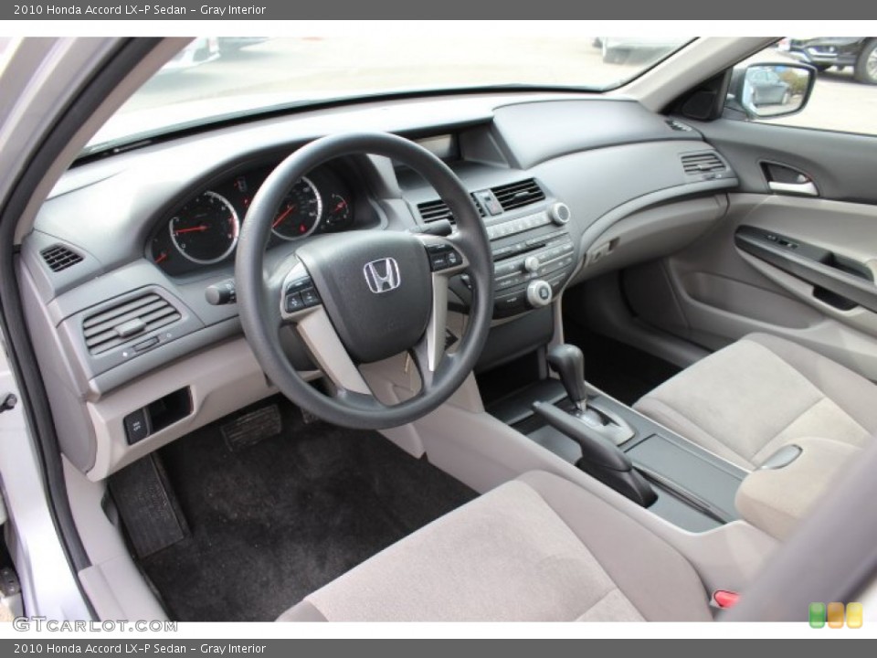 Gray Interior Prime Interior for the 2010 Honda Accord LX-P Sedan #77422635