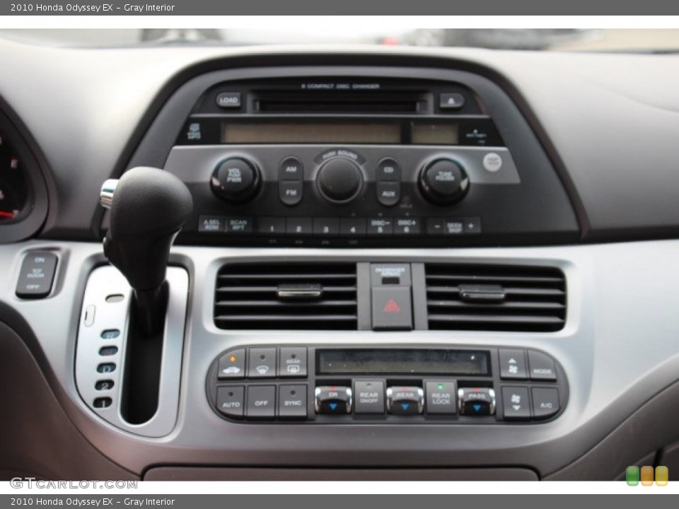 Gray Interior Controls for the 2010 Honda Odyssey EX #77423049