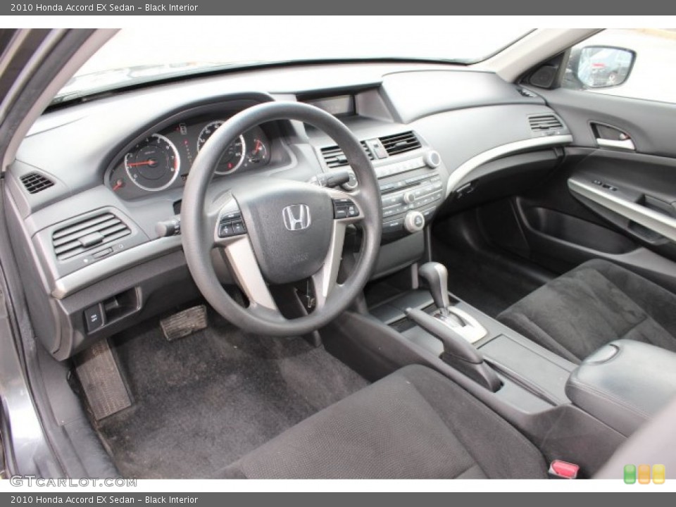 Black Interior Prime Interior for the 2010 Honda Accord EX Sedan #77423350