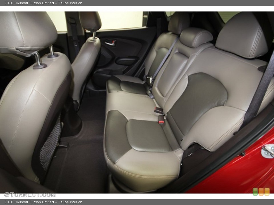 Taupe Interior Rear Seat for the 2010 Hyundai Tucson Limited #77424747