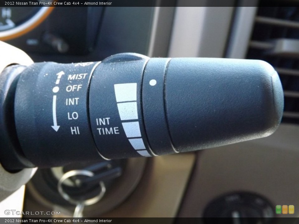 Almond Interior Controls for the 2012 Nissan Titan Pro-4X Crew Cab 4x4 #77424984