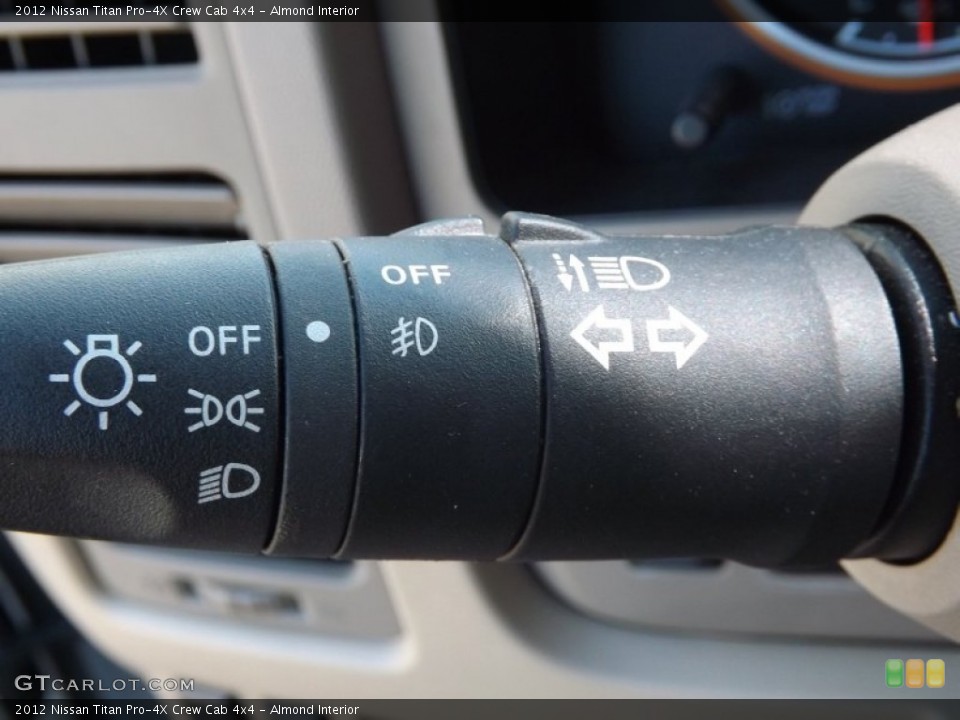 Almond Interior Controls for the 2012 Nissan Titan Pro-4X Crew Cab 4x4 #77424991