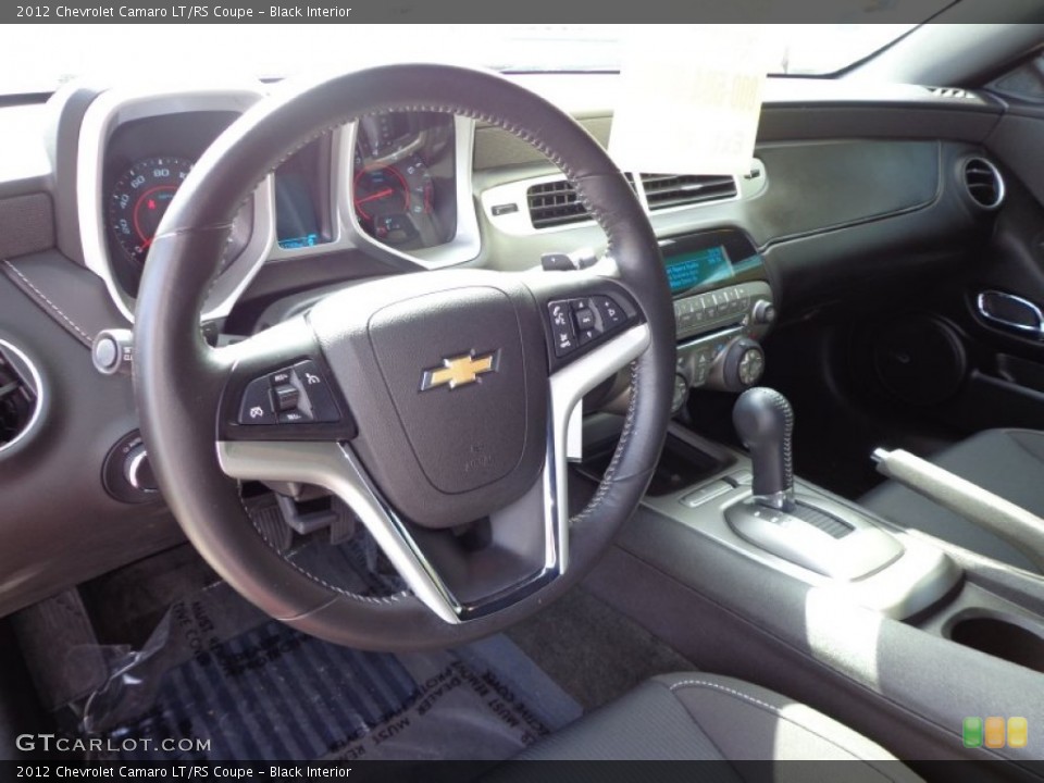 Black Interior Photo for the 2012 Chevrolet Camaro LT/RS Coupe #77425738