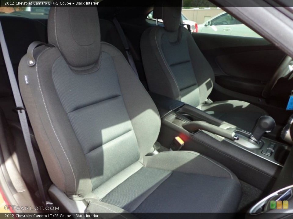 Black Interior Front Seat for the 2012 Chevrolet Camaro LT/RS Coupe #77425783