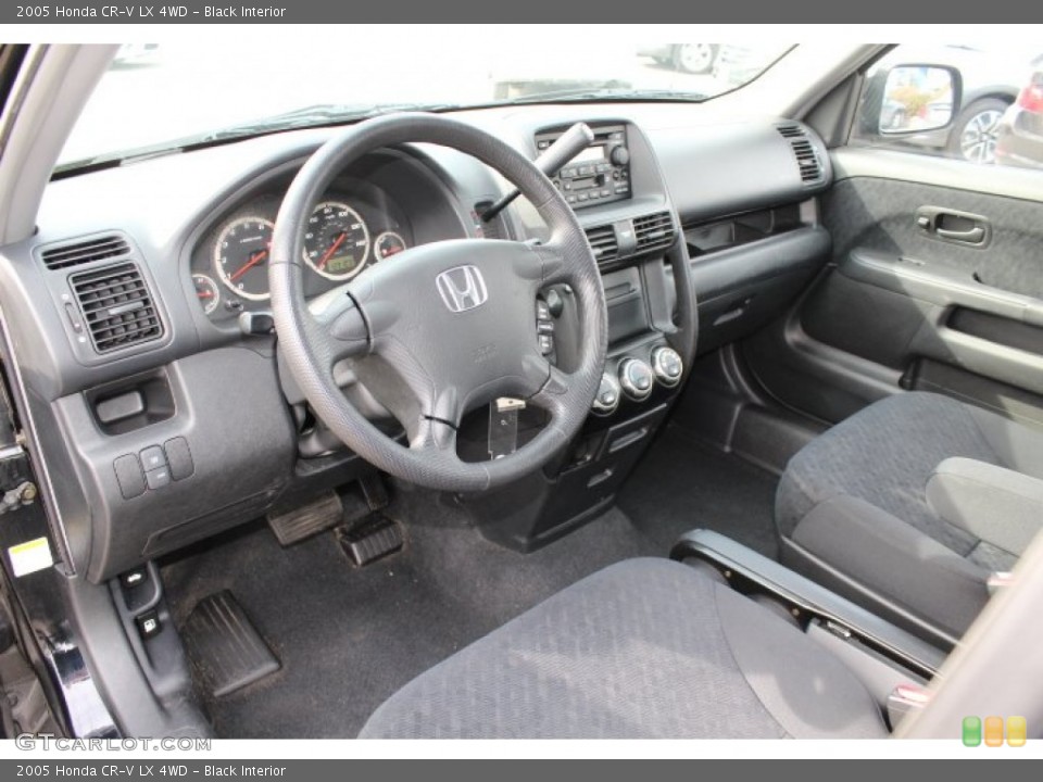 Black Interior Prime Interior for the 2005 Honda CR-V LX 4WD #77426346