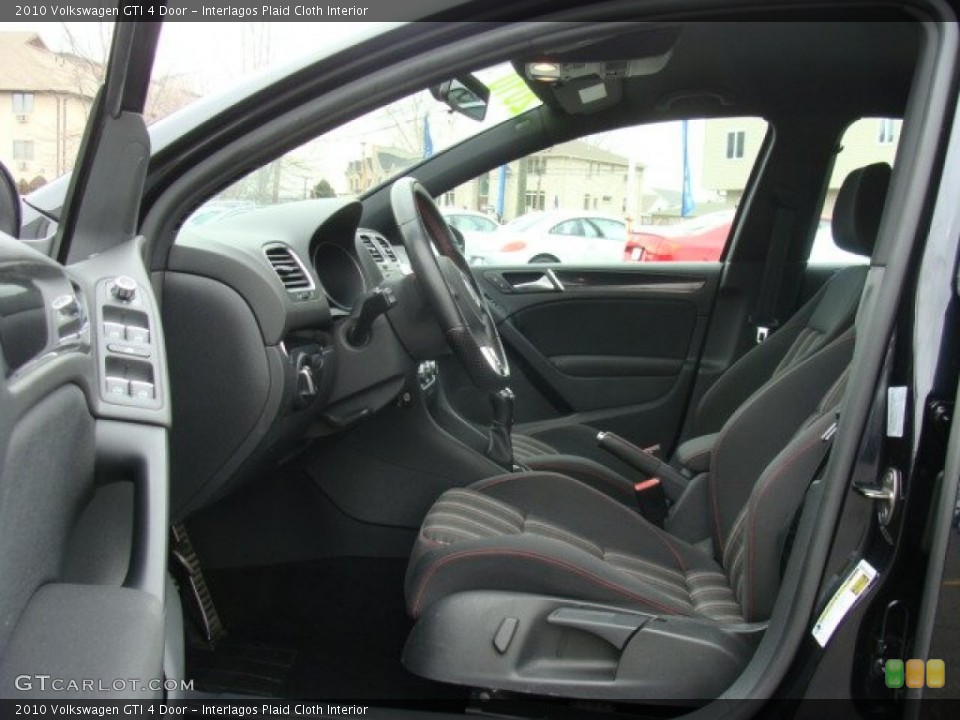 Interlagos Plaid Cloth Interior Photo for the 2010 Volkswagen GTI 4 Door #77427372