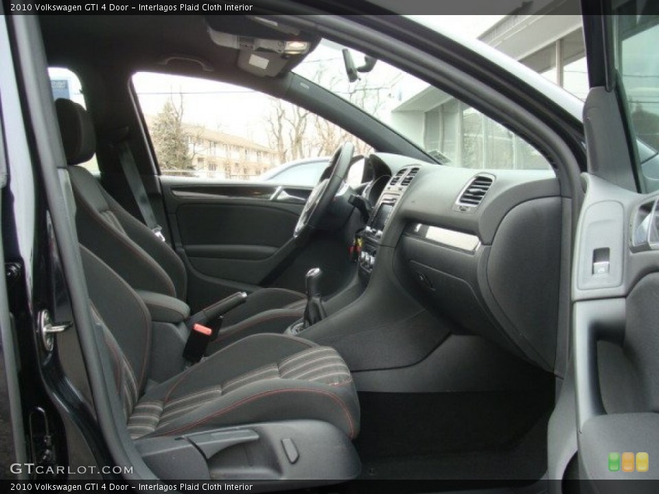 Interlagos Plaid Cloth Interior Photo for the 2010 Volkswagen GTI 4 Door #77427388