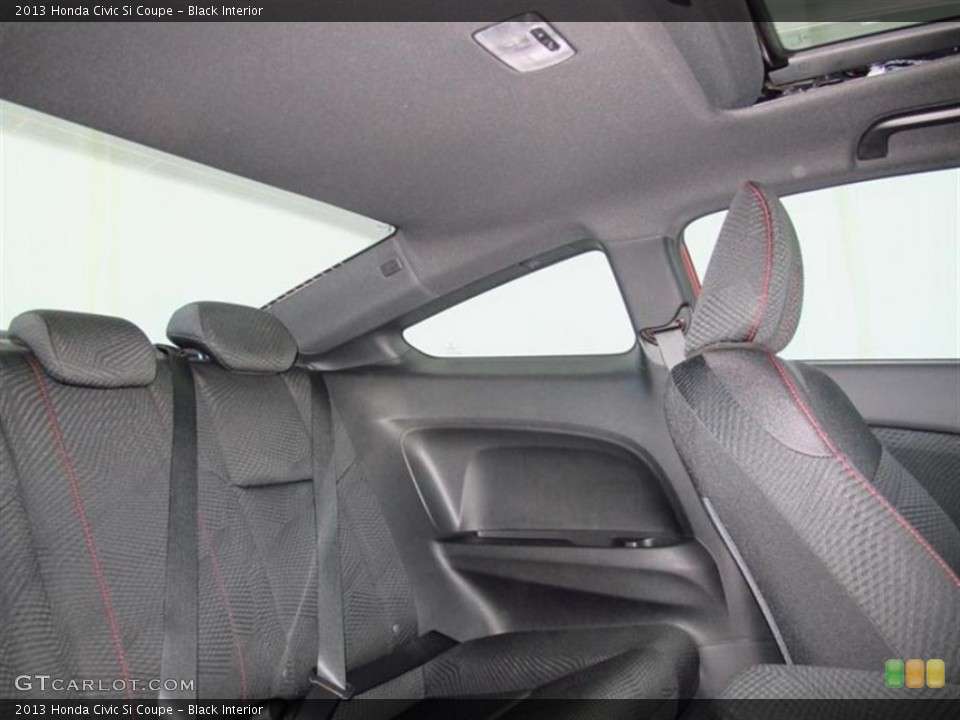 Black Interior Rear Seat for the 2013 Honda Civic Si Coupe #77427681