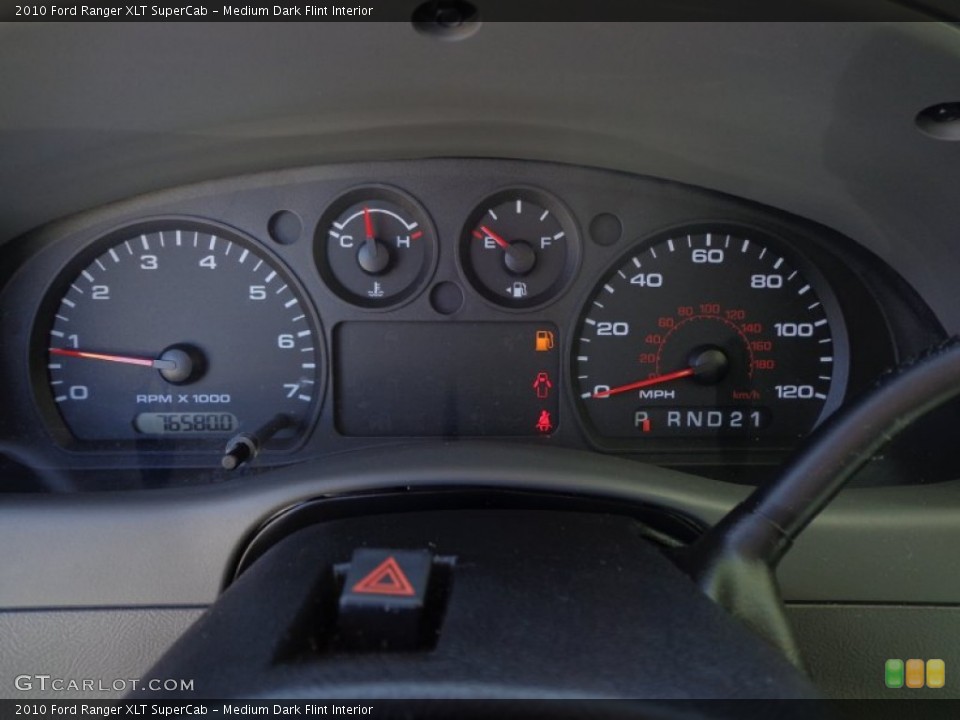 Medium Dark Flint Interior Gauges for the 2010 Ford Ranger XLT SuperCab #77428786
