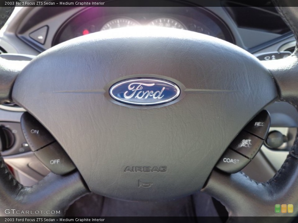 Medium Graphite Interior Controls for the 2003 Ford Focus ZTS Sedan #77429619