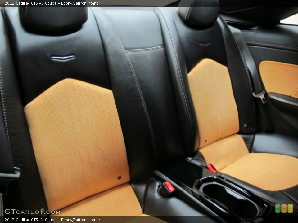 Ebony/Saffron Interior Rear Seat for the 2012 Cadillac CTS -V Coupe #77430093