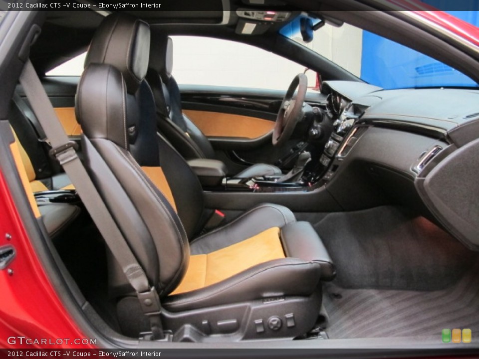Ebony/Saffron Interior Front Seat for the 2012 Cadillac CTS -V Coupe #77430112