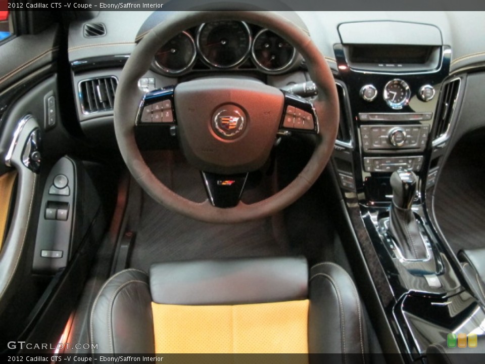 Ebony/Saffron Interior Dashboard for the 2012 Cadillac CTS -V Coupe #77430153