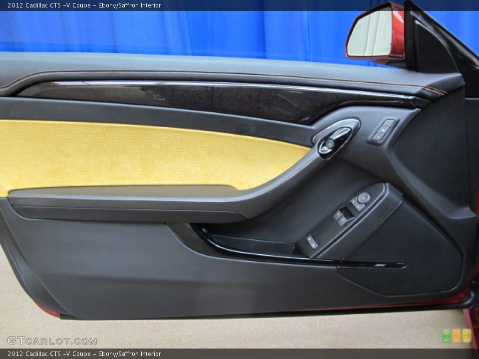 Ebony/Saffron Interior Door Panel for the 2012 Cadillac CTS -V Coupe #77430420