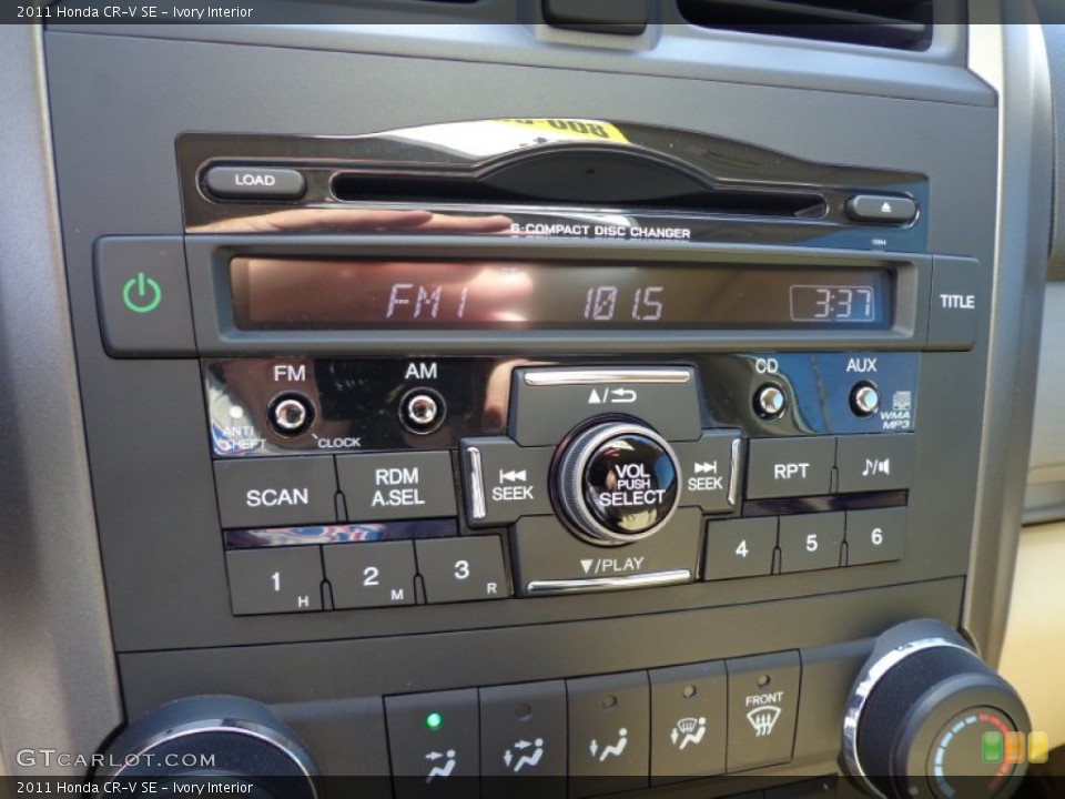 Ivory Interior Controls for the 2011 Honda CR-V SE #77430908