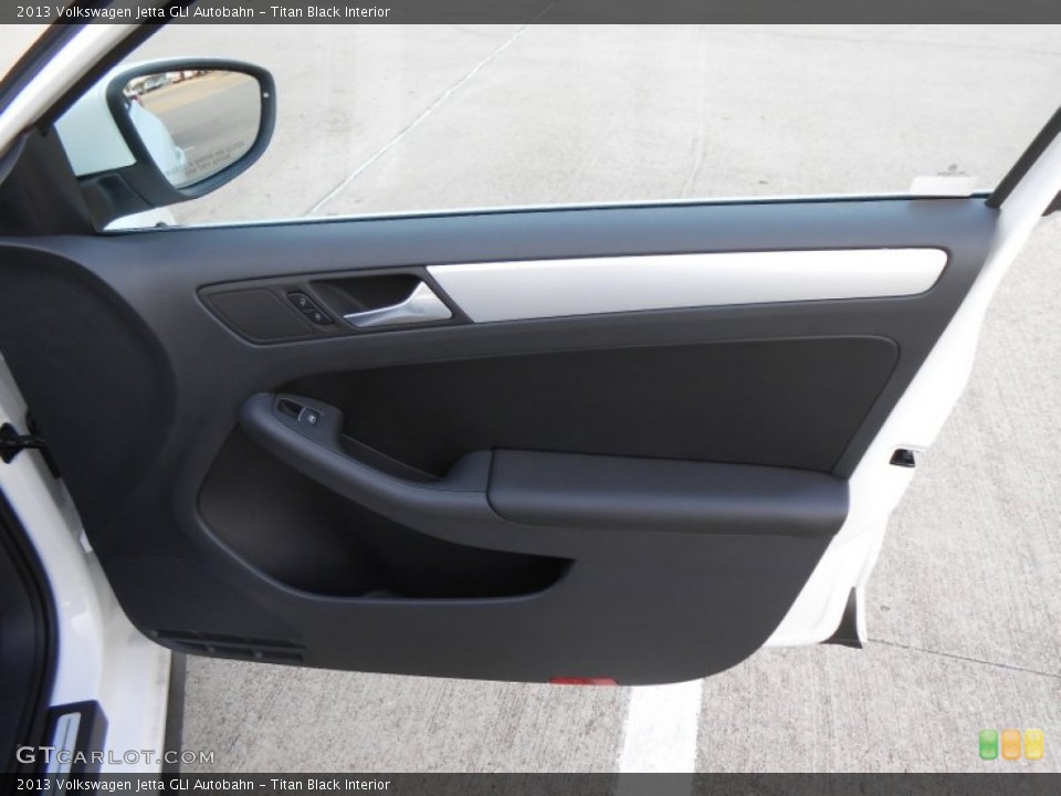 Titan Black Interior Door Panel for the 2013 Volkswagen Jetta GLI Autobahn #77432740