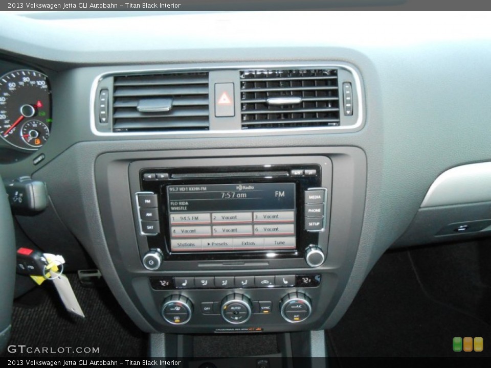 Titan Black Interior Controls for the 2013 Volkswagen Jetta GLI Autobahn #77432823