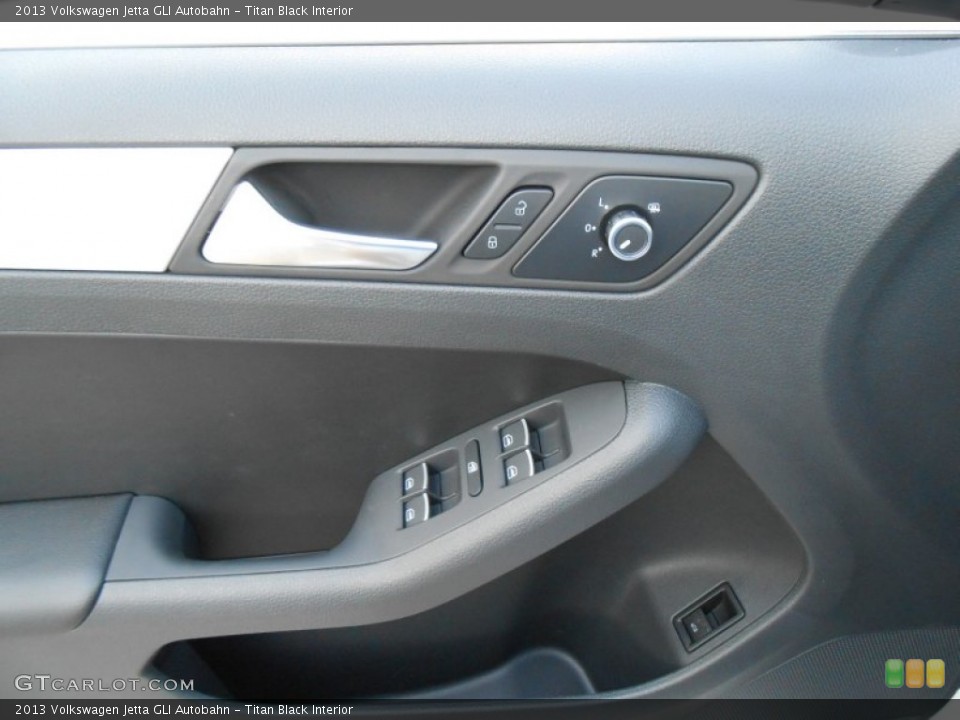 Titan Black Interior Controls for the 2013 Volkswagen Jetta GLI Autobahn #77432873