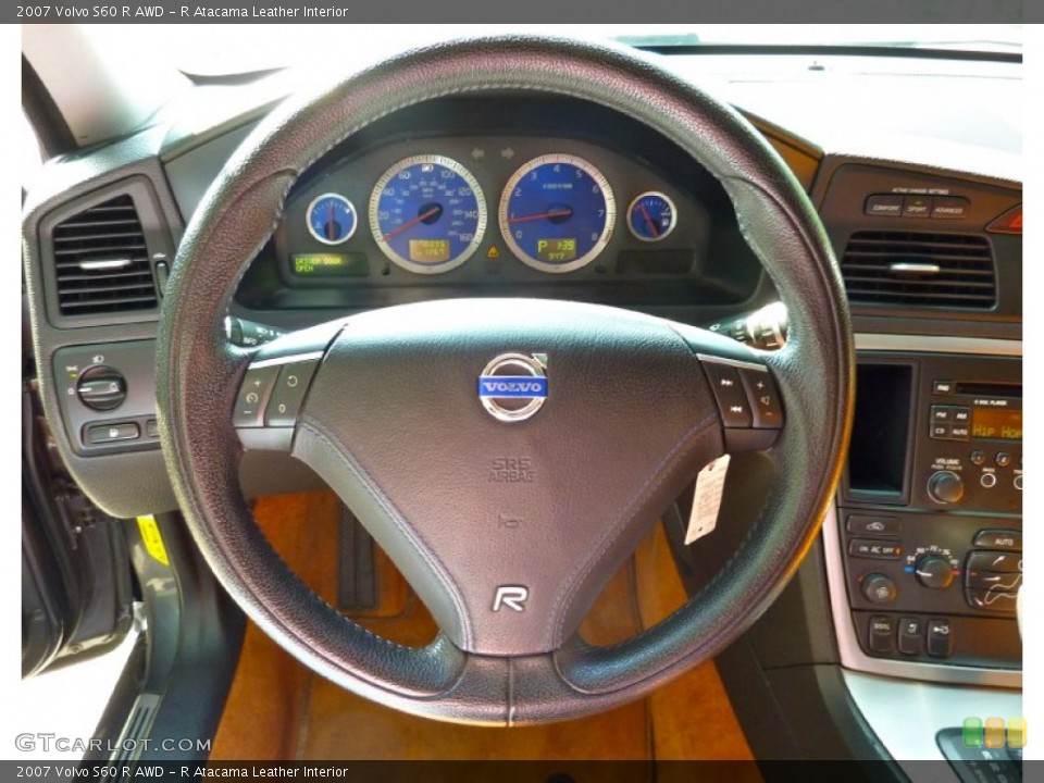 R Atacama Leather Interior Steering Wheel for the 2007 Volvo S60 R AWD #77432880