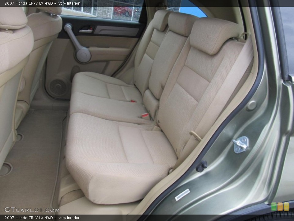 Ivory Interior Rear Seat for the 2007 Honda CR-V LX 4WD #77433336