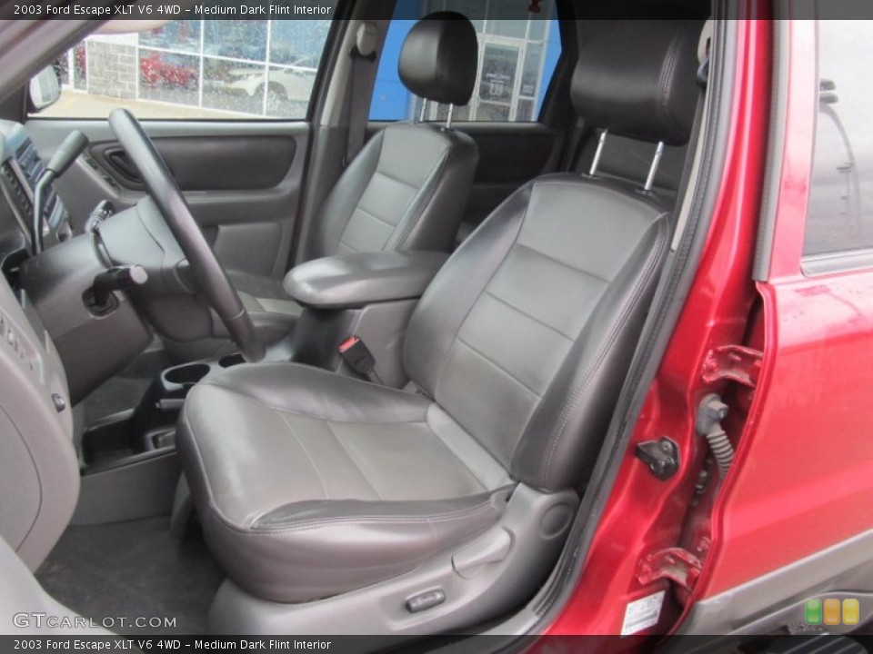 Medium Dark Flint Interior Front Seat for the 2003 Ford Escape XLT V6 4WD #77433696