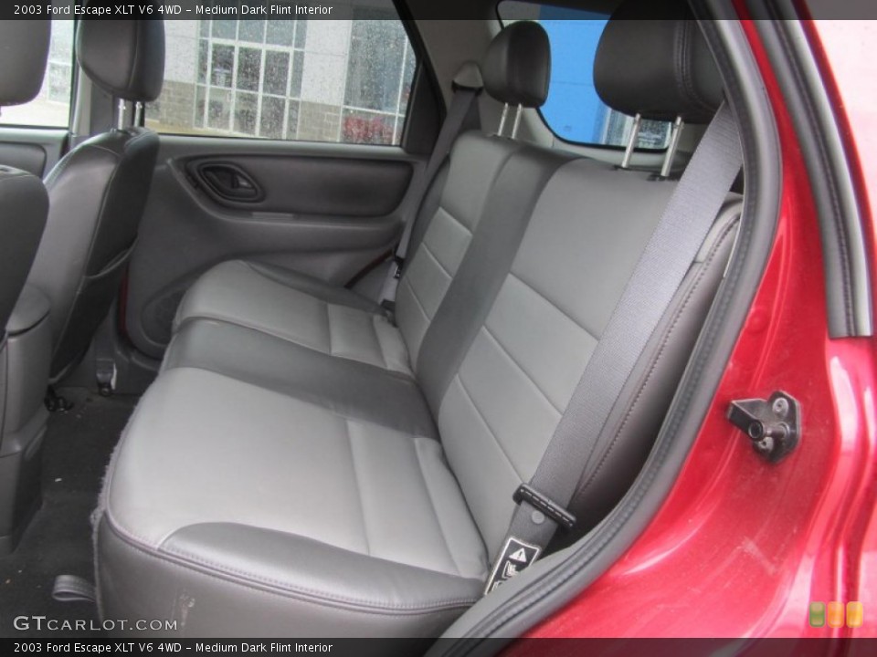 Medium Dark Flint Interior Rear Seat for the 2003 Ford Escape XLT V6 4WD #77433715