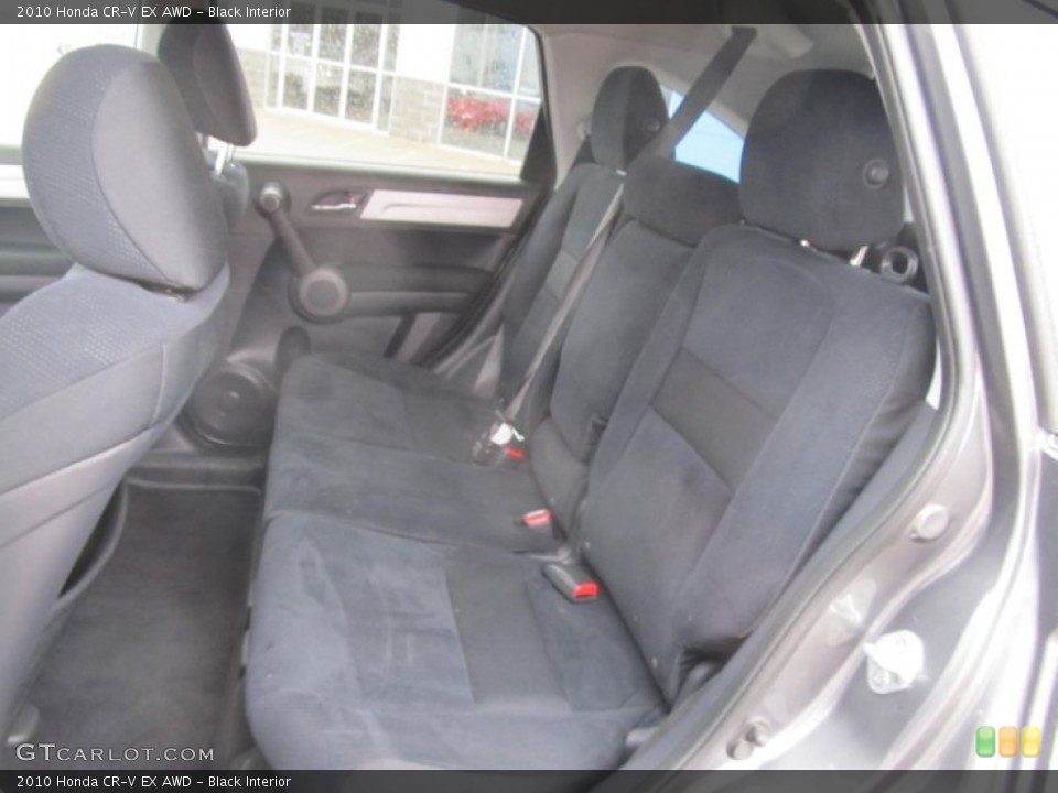 Black Interior Rear Seat for the 2010 Honda CR-V EX AWD #77434084