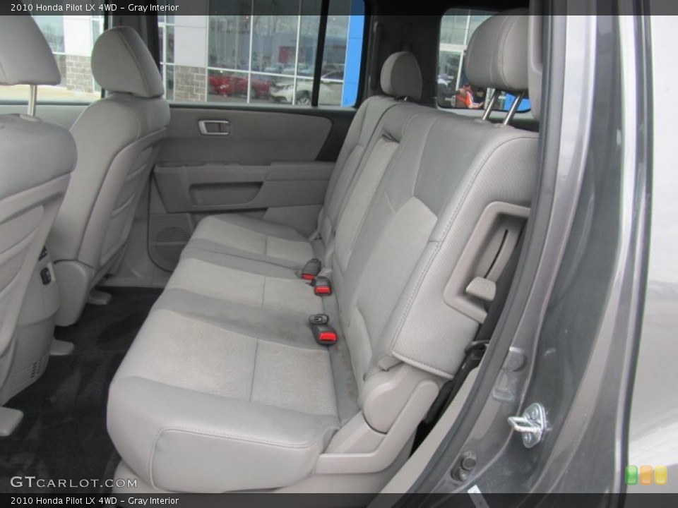Gray Interior Rear Seat for the 2010 Honda Pilot LX 4WD #77434470