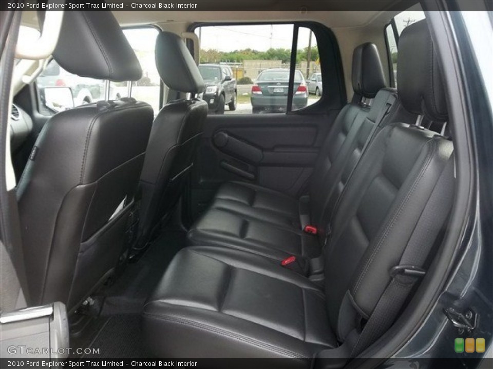 Charcoal Black Interior Rear Seat for the 2010 Ford Explorer Sport Trac Limited #77435099