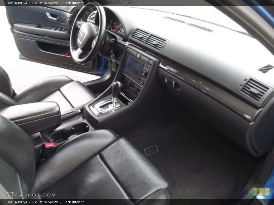 Black Interior Dashboard for the 2006 Audi S4 4.2 quattro Sedan #77435599