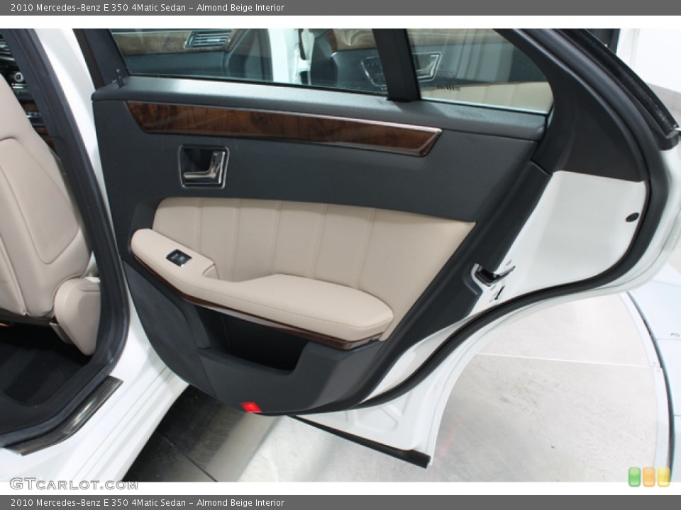 Almond Beige Interior Door Panel for the 2010 Mercedes-Benz E 350 4Matic Sedan #77435646