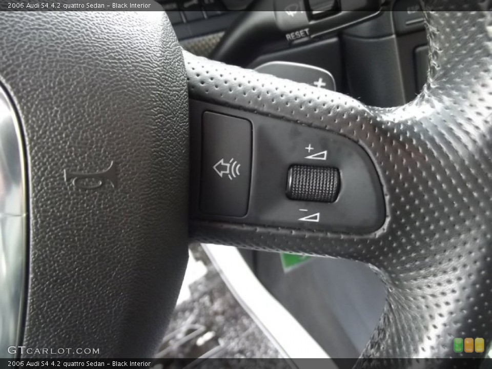 Black Interior Controls for the 2006 Audi S4 4.2 quattro Sedan #77435733
