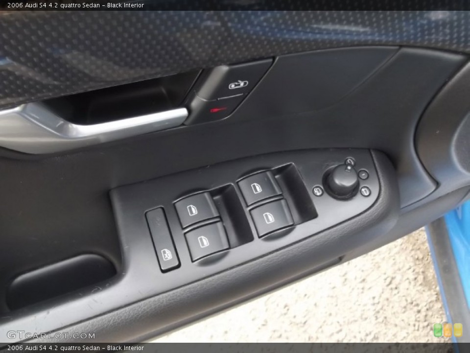 Black Interior Controls for the 2006 Audi S4 4.2 quattro Sedan #77435772