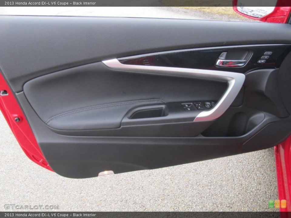 Black Interior Door Panel for the 2013 Honda Accord EX-L V6 Coupe #77435895