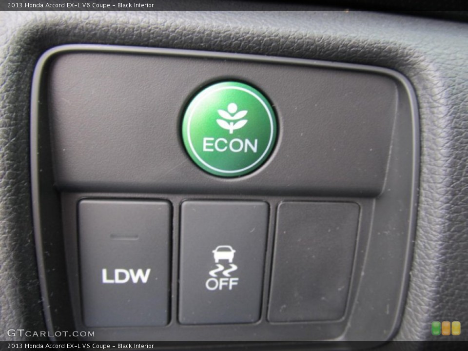 Black Interior Controls for the 2013 Honda Accord EX-L V6 Coupe #77436051