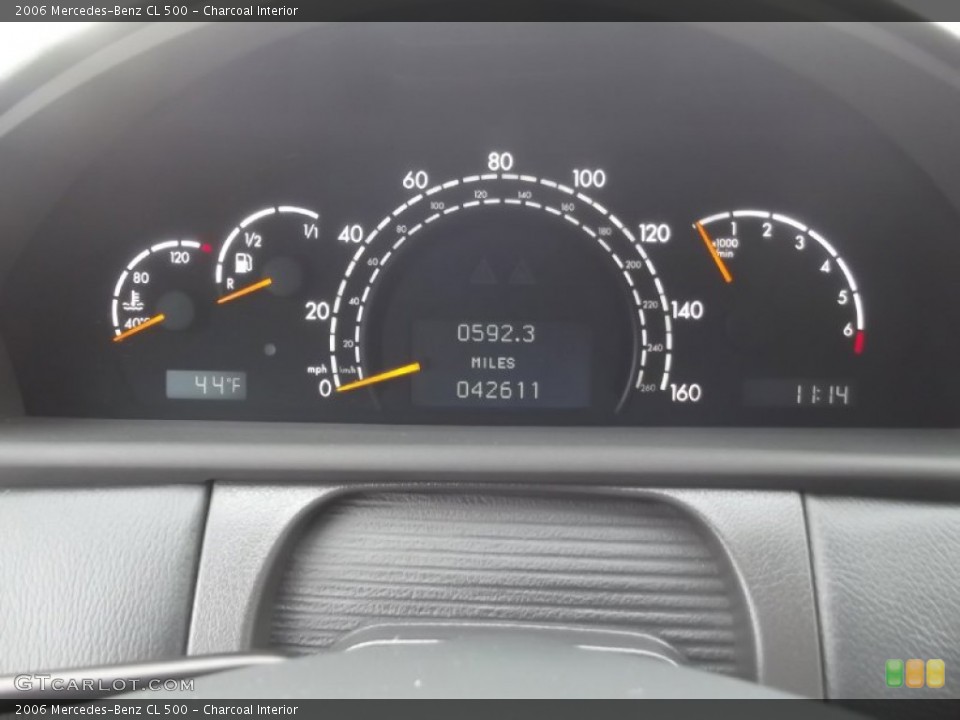 Charcoal Interior Gauges for the 2006 Mercedes-Benz CL 500 #77436898