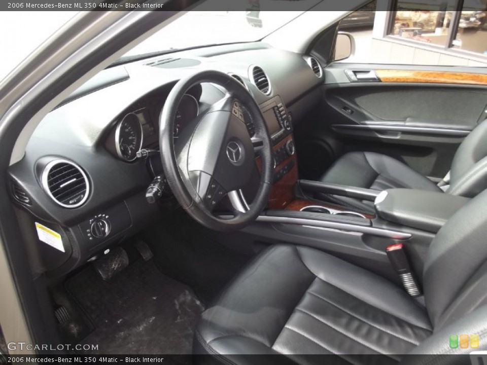 Black Interior Prime Interior for the 2006 Mercedes-Benz ML 350 4Matic #77437398