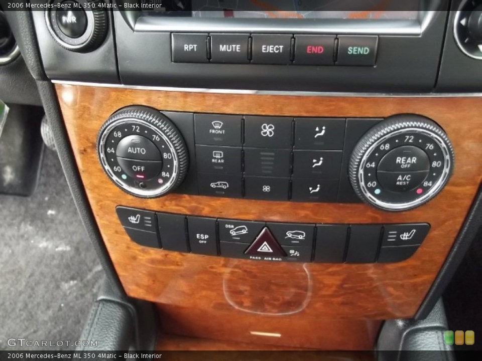 Black Interior Controls for the 2006 Mercedes-Benz ML 350 4Matic #77437613